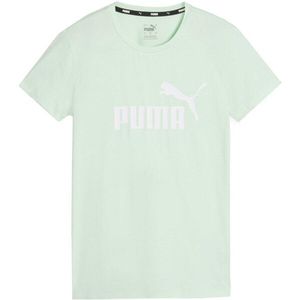 Puma ESS LOGO TEE (S) Dámské triko, světle zelená, velikost obraz