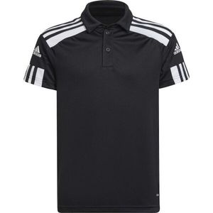 adidas SQUADRA 21 POLO Chlapecké fotbalové triko, černá, velikost obraz