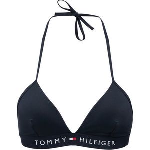 Tommy Hilfiger TH ORIGINAL-TRIANGLE FIXED FOAM Dámský vrchní díl plavek, tmavě modrá, velikost obraz