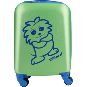 Willard RAIL KIDS Dětský skořepinový kufr s pojezdem, zelená, velikost obraz