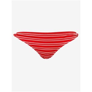 Červený dámský pruhovaný spodní díl plavek Pepe Jeans obraz