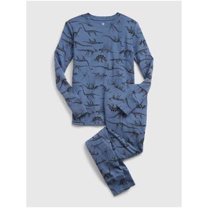 Modré dětské vzorované pyžamo GAP obraz
