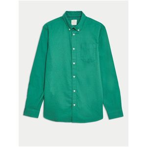 Zelená pánská košile Marks & Spencer obraz