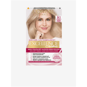 Barva na vlasy L'Oréal Paris Excellence Creme 9.1 Blond velmi světlá popelavá obraz