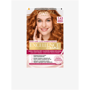Barva na vlasy L'Oréal Paris Excellence Creme 7.43 Blond měděná zlatá obraz