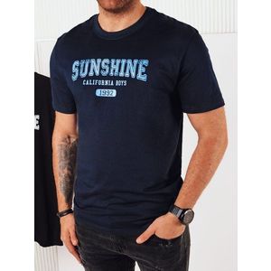 Trendy granátové tričko s nápisem sunshine obraz