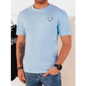 Trendy světle modré tričko s ozdobným prvkem obraz