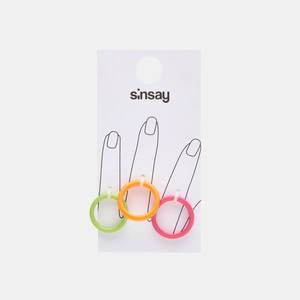 Sinsay - Sada 3 prstenů - Vícebarevná obraz
