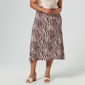 Sinsay - Vzorovaná midi sukně - Vícebarevná obraz