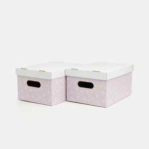 Sinsay - Úložné boxy 2 ks - Růžová obraz