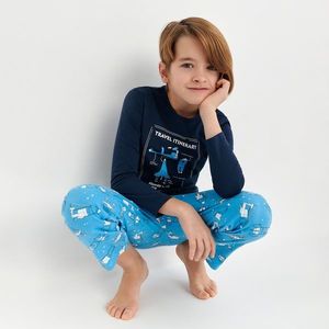Sinsay - Pánské pyžamo - Tmavomodrá obraz
