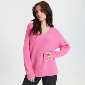 Sinsay - Hebký žerzejový svetr - Růžová obraz