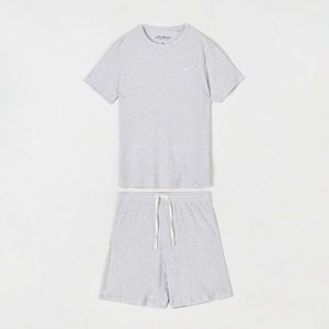 Sinsay - Bavlněná pyžamová souprava - Světle šedá obraz