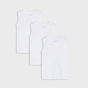 Sinsay - Sada 3 triček - Bílá obraz