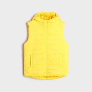 Sinsay - Prošívaná vesta - Žlutá obraz