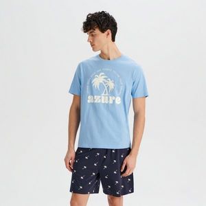 Sinsay - Bavlněná pyžamová souprava - Modrá obraz
