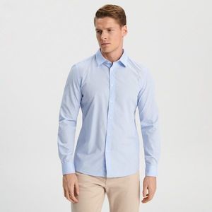 Sinsay - Košile střihu slim - Modrá obraz