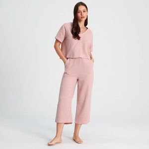 Sinsay - Bavlněná pyžamová souprava - Růžová obraz