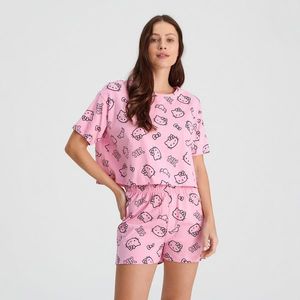 Sinsay - Pyžamová souprava Hello Kitty - Růžová obraz