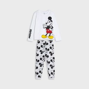 Sinsay - Pyžamová souprava Mickey Mouse - Bílá obraz