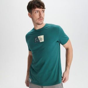 Sinsay - Tričko s krátkými rukávy a potiskem - Zelená obraz
