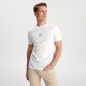 Sinsay - Tričko s krátkými rukávy a potiskem - Bílá obraz