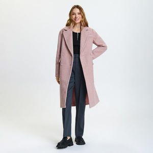 Sinsay - Dvouřadý kabát - Růžová obraz