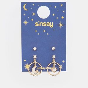 Sinsay - Sada 2 párů náušnic - Zlatá obraz