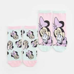Sinsay - Sada 2 párů ponožek Minnie Mouse - Tyrkysová obraz