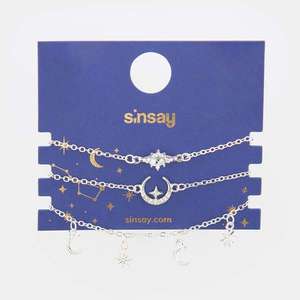 Sinsay - Sada 3 náramků - Stříbrná obraz