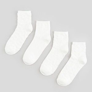 Sinsay - Sada 4 párů ponožek - Krémová obraz