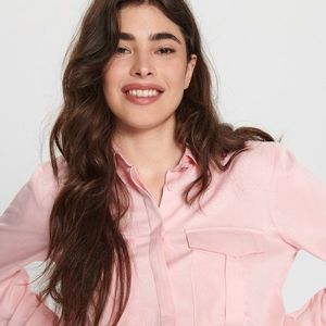 Sinsay - Košile s kapsami - Růžová obraz