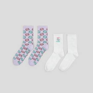 Sinsay - Sada 2 párů ponožek - Vícebarevná obraz