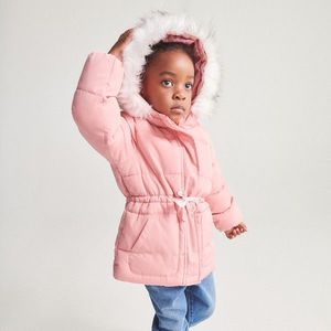Reserved - Zateplená bunda s kapucí - Růžová obraz