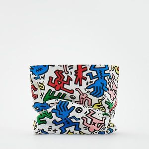 Reserved - Tunelová šála Keith Haring - Bílá obraz