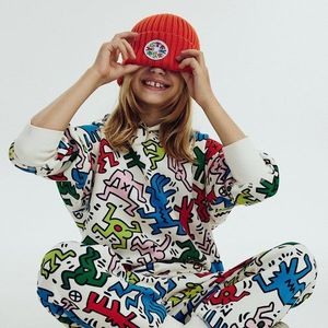 Reserved - Čepice Keith Haring - Červená obraz