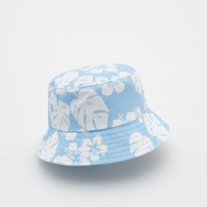 Reserved - Vzorovaný klobouk bucket hat - Modrá obraz