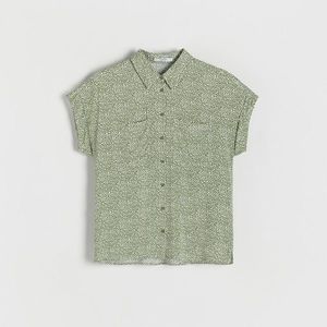 Reserved - Košile z látky EcoVero™ - Zelená obraz