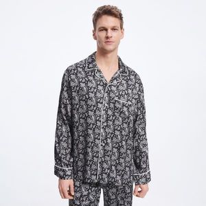 Reserved - Viskózová pyžamová košile - Vícebarevná obraz