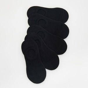 Reserved - Sada 5 párů kotníkových ponožek - Černý obraz