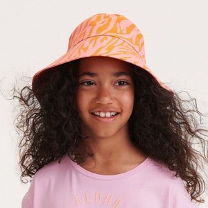 Reserved - Klobouk bucket hat s ozdobnou výšivkou - Růžová obraz