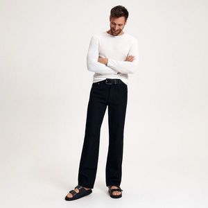 Reserved - Kalhoty chino s vysokým podílem bavlny - Černý obraz