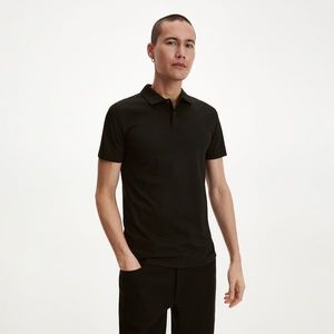 Reserved - Polo košile střihu regular - Černý obraz