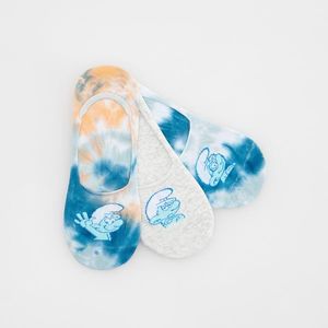 Reserved - Sada 3 párů neviditelných ponožek - Modrá obraz
