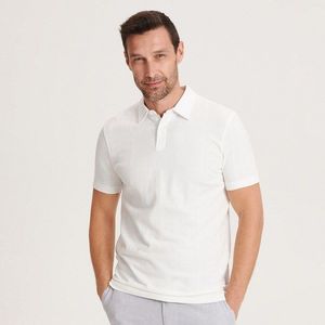 Reserved - Polo košile střihu regular - Bílá obraz