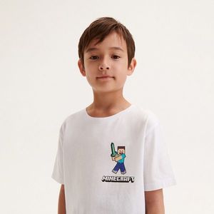 Reserved - Oversized tričko Minecraft - Bílá obraz