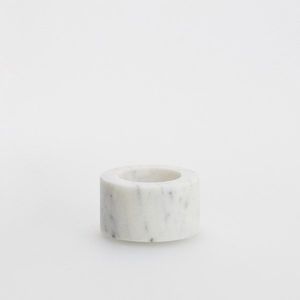 Reserved - Mramorový svícen - Bílá obraz