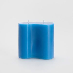 Reserved - Svíčka nepravidelného tvaru - Modrá obraz
