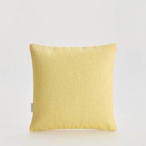 Reserved - Povlak na polštář z texturované bavlněné látky - Žlutá obraz