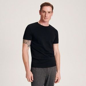 Reserved - Tričko slim fit - Černý obraz